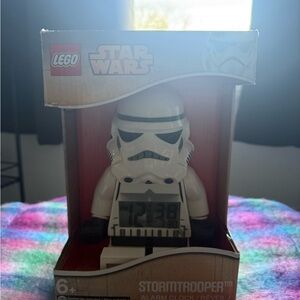 LEGO Stormtrooper Alarm Clock in White and Black